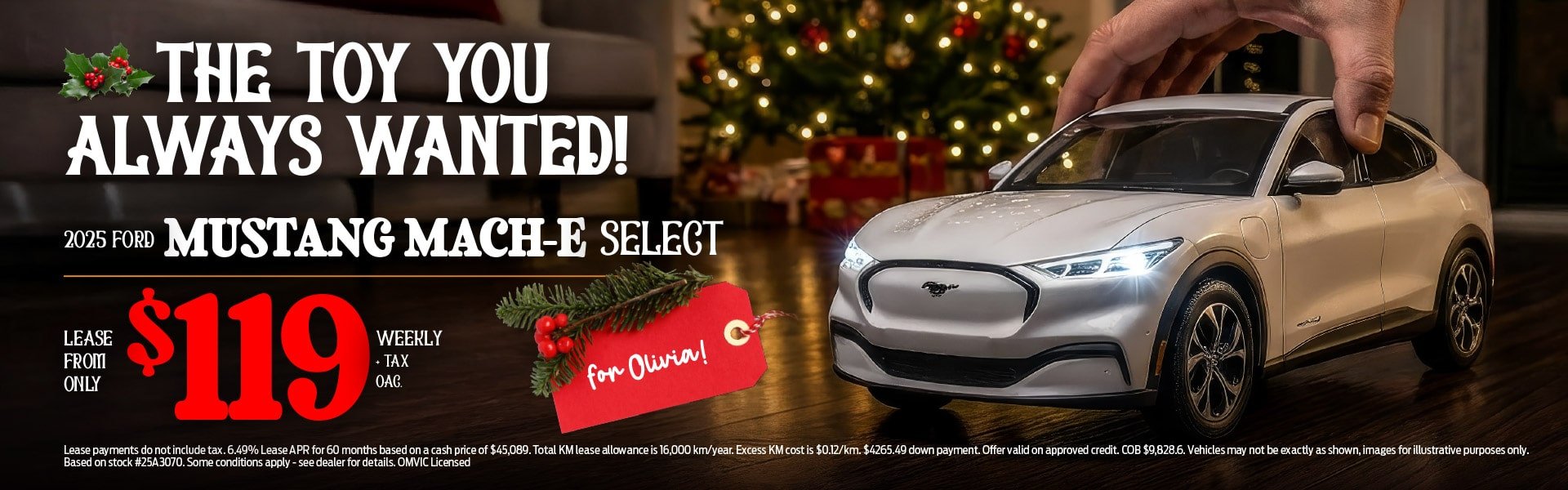 2025 Ford Mach-E Lease Deal